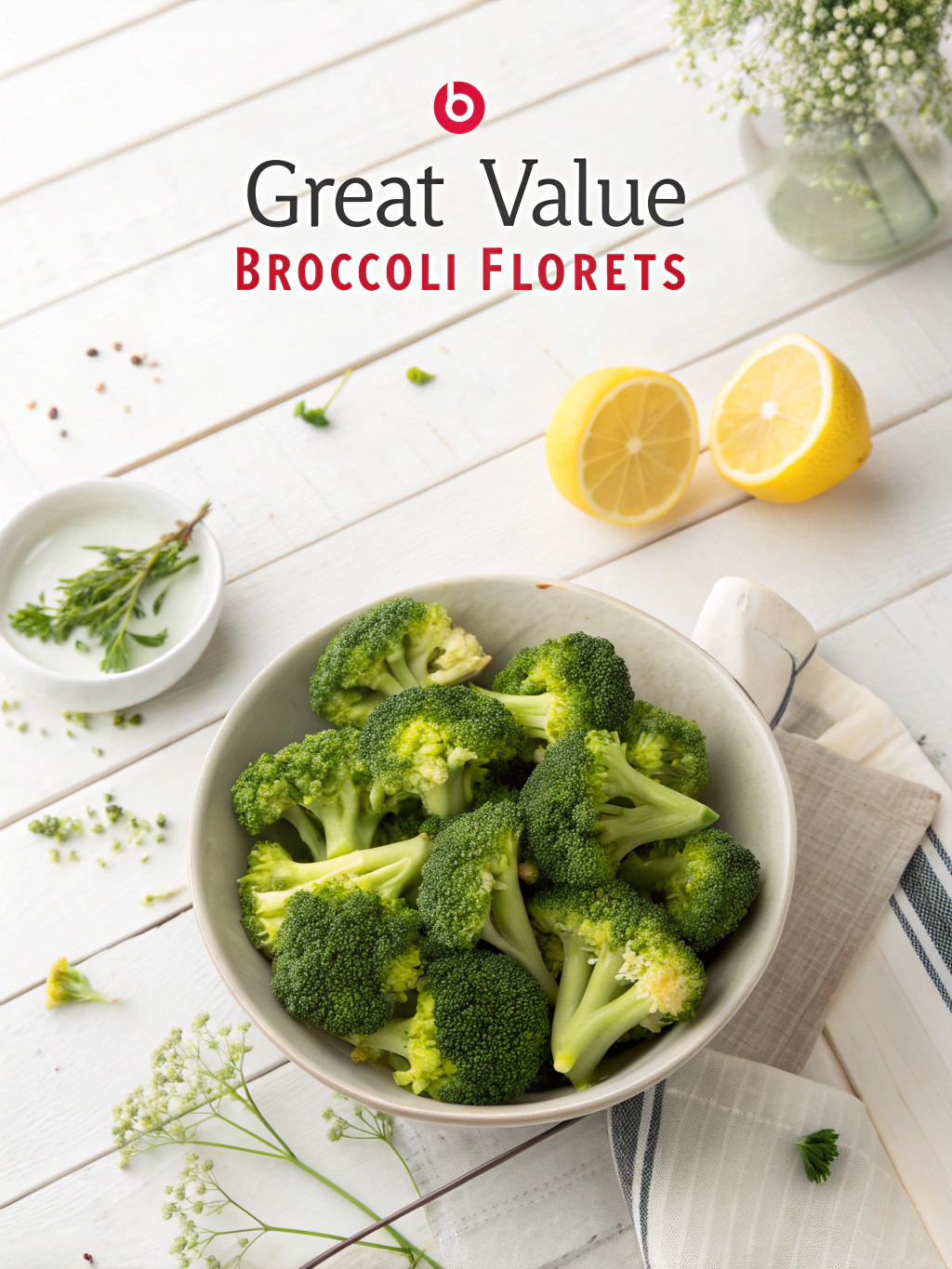 Great Value Broccoli Florets: Simple 3-Ingredient Recipe 4 great value broccoli florets